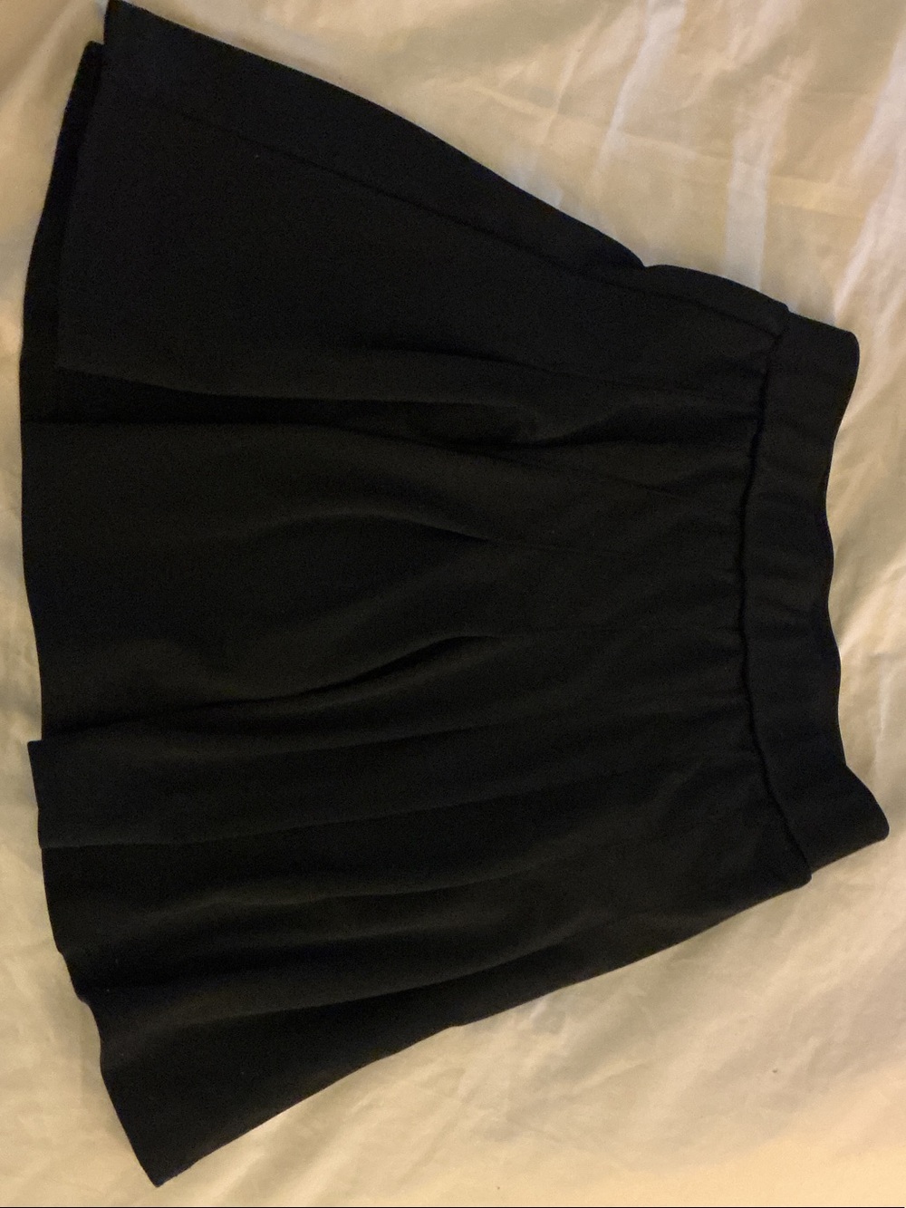 Black Pleated active Mini Skirt - Women